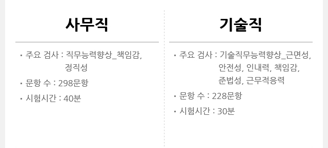 사무직, 기술직